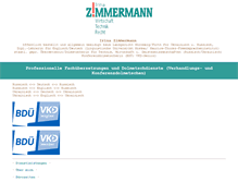 Tablet Screenshot of irinazimmermann.de